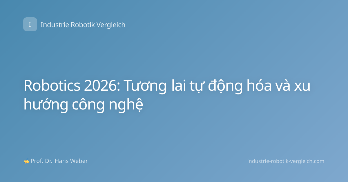 Robotics 2026: Tương lai tự động hóa và xu hướng công nghệ