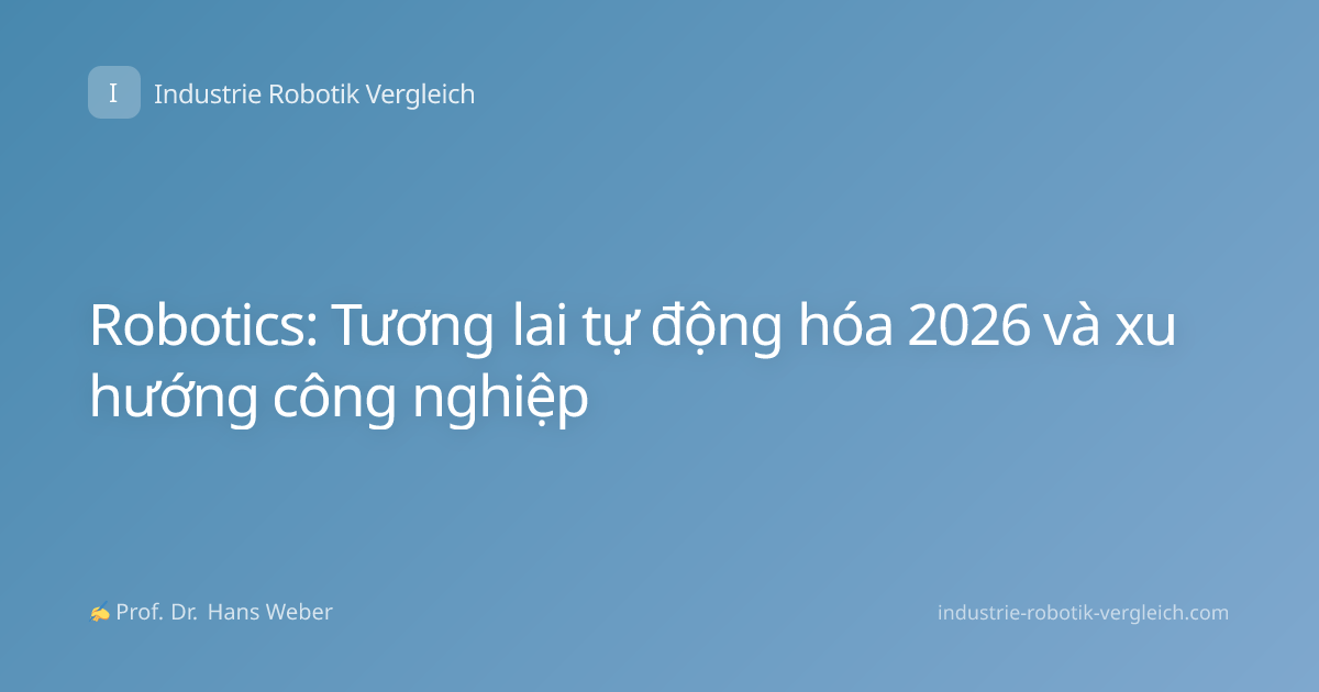 Robotics: Tương lai tự động hóa 2026 và xu hướng công nghiệp