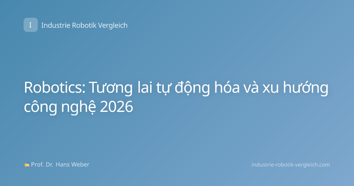 Robotics: Tương lai tự động hóa và xu hướng công nghệ 2026